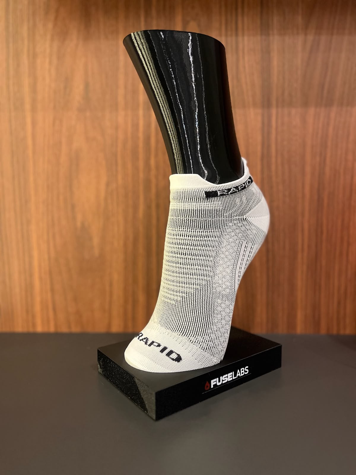 MEIA CURTA RAPID FIO DUPLO BRANCA — foto 2